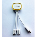 LED 5 in 1 Multi USB Charger Cable/Cord